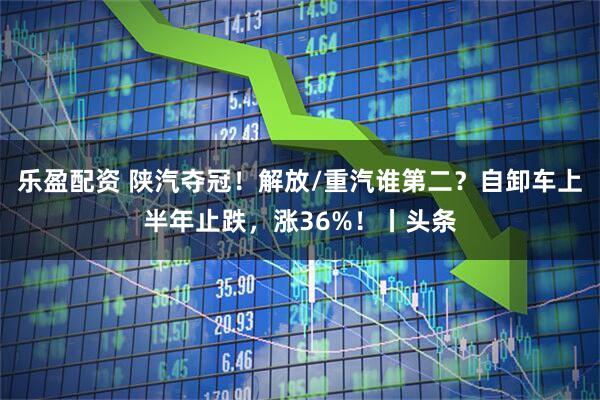 乐盈配资 陕汽夺冠！解放/重汽谁第二？自卸车上半年止跌，涨36%！丨头条